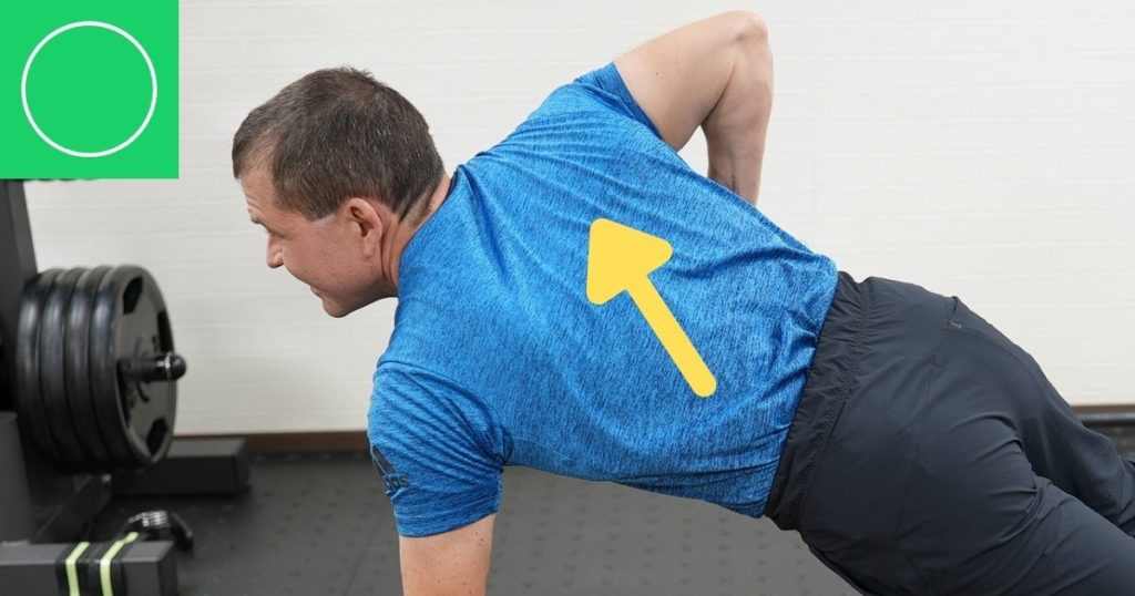 肩甲骨であげているok なフォーム