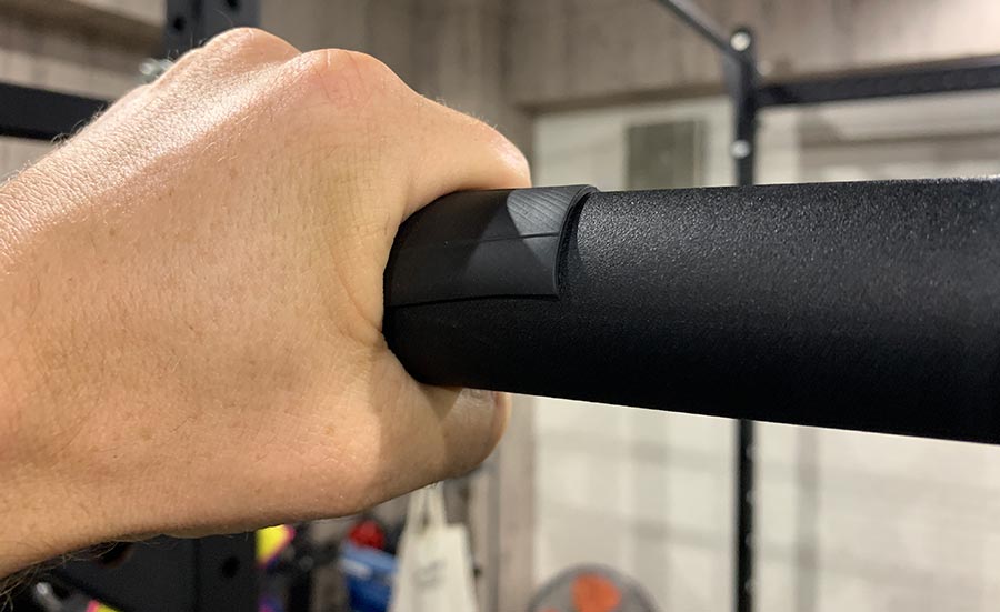 滑り止めチューブを握った写真