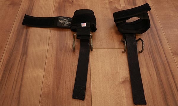 トレーニング用の黒いフック